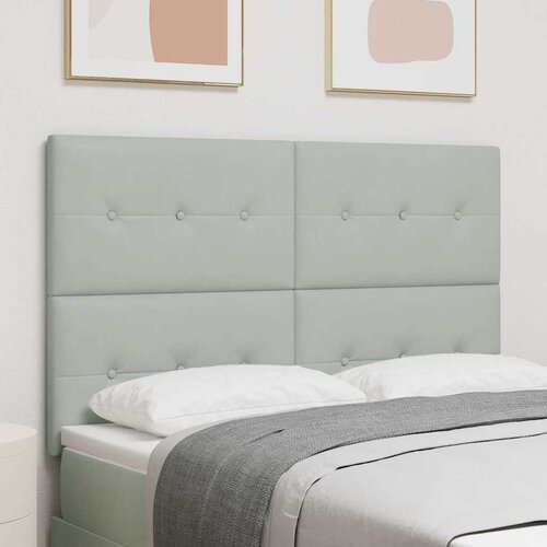  Uzglavlje Svijetlo siva 144 cm Baršun Cene