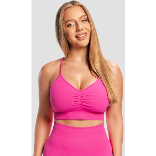 GymBeam Sportski grudnjak Sculpt Seamless Rose Cene