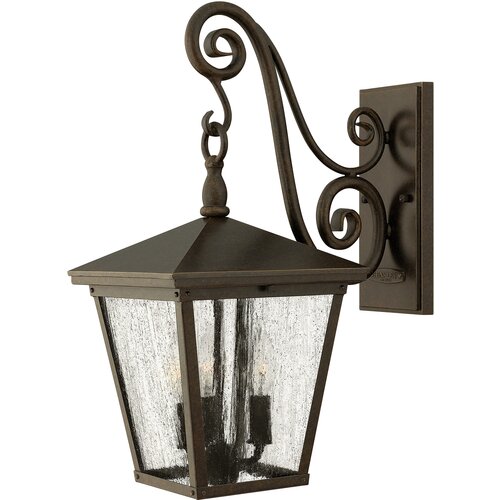 Elstead Lighting Elstead Trellis 3-lučna zunanja srednja stenska svetilka Regency Bronze IP44, E14, (22099837) Cene