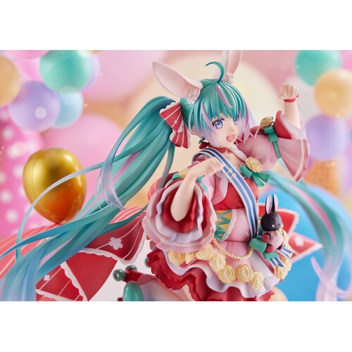 Square Enix HATSUNE MIKU 1/7 SCALE FIGURE - BIRTHDAY 2021 (PRETTY RABBIT VER.) BY SPIRITALE Slike