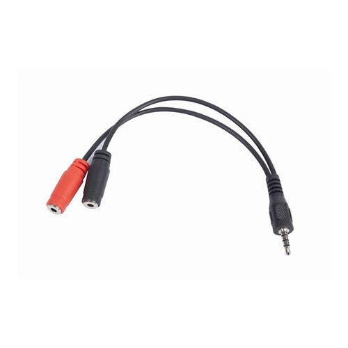 Gembird audio adapter za slušalice 3,5mm 4pin to 2x 3,5 mm 3pin (mic/slušalice), CCA-417 Cijene