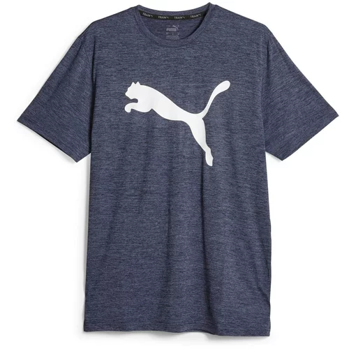 Puma Tehnička sportska majica 'TRAIN FAV HEATHER CAT' plava melange / bijela