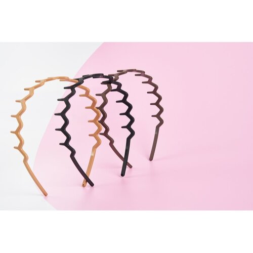 Brushworks Zig Zag Headbands traka za glavu 3 kom Slike