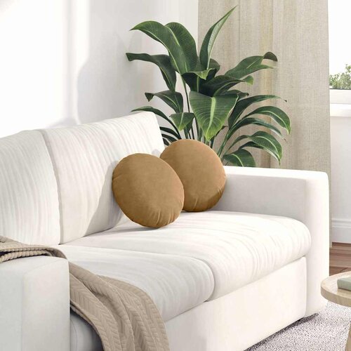  Jastučići za sjedenje 2 pcs Smeđa &Oslash;30 x 13 cm Bar&scaron;un Cijene