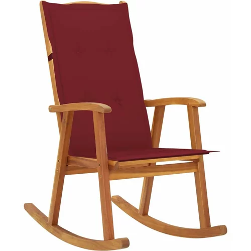  Gugalni stol z blazinami trden akacijev les, (20660522)