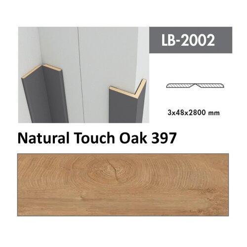 AGT profil Zidni MDF LB-2002 Natural Touch Oak (397) 2800x48x3mm ( 026-060 ) Cene