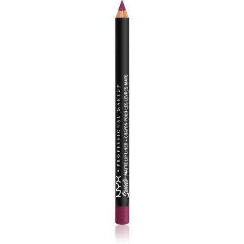 NYX Professional Makeup Suede Matte Lip Liner mat svinčnik za ustnice odtenek 58 Girl, Bye 1 g Slike