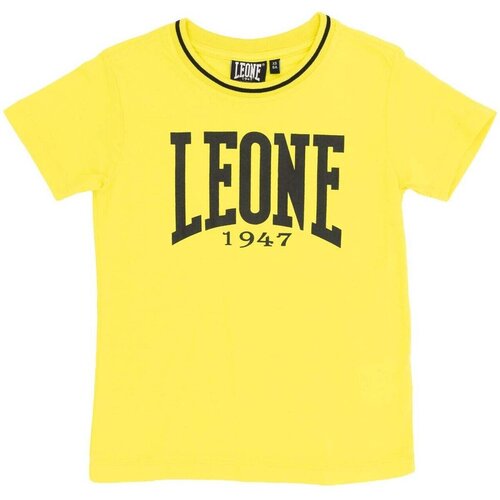 Leone 1947 Majice s kratkimi rokavi Boy T-Shirt Welcome Rumena Cene