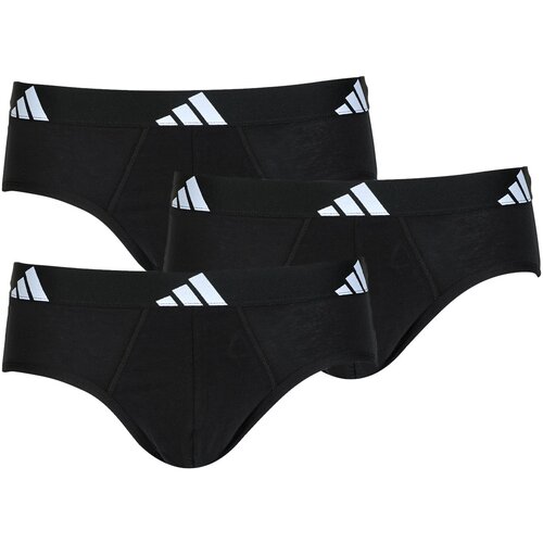Adidas Spodnje hlače ACTIVE FLEX COTTON Pack de 3 Črna Slike