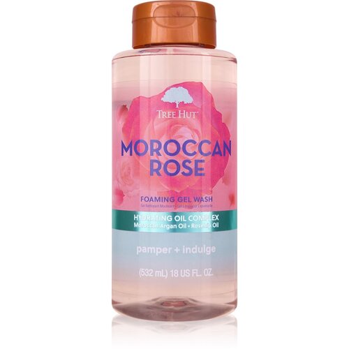 TREE HUT Moroccan Rose Foaming Gel Wash penasti gel za prhanje 532 ml Slike