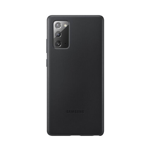 Samsung original usnjen ovitek ef-vn980lbe za galaxy note 20 n980 - zaščita zadnjega dela - črna Cene