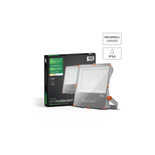 Premium LED reflektor Green Tech, 400W, 150LM/W 4200K, IP66 Meanwell XLG Cijene