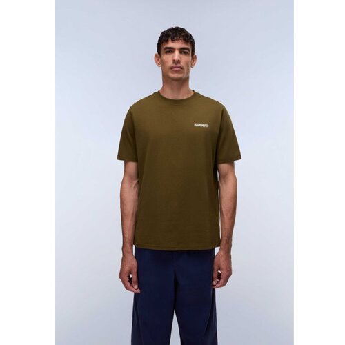 Napapijri S-small box ss dark olive g3a Cene