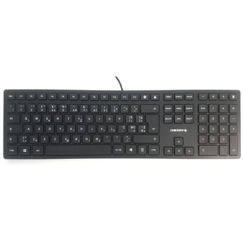 Cherry KC-6000 Slim tastatura, USB, YU, crna Slike