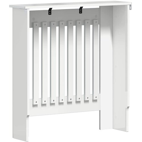  Pokrivač radijatora Visoki sjaj bijela 78 x 19 x 81,5 cm Slike