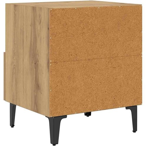 VidaXL Noćni ormar s ladicama 2 pcs hrast artisan 40 x 35 x 47.5 cm Slike