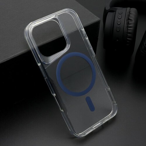  Maska aura magsafe za iphone 16 pro/ plava Slike