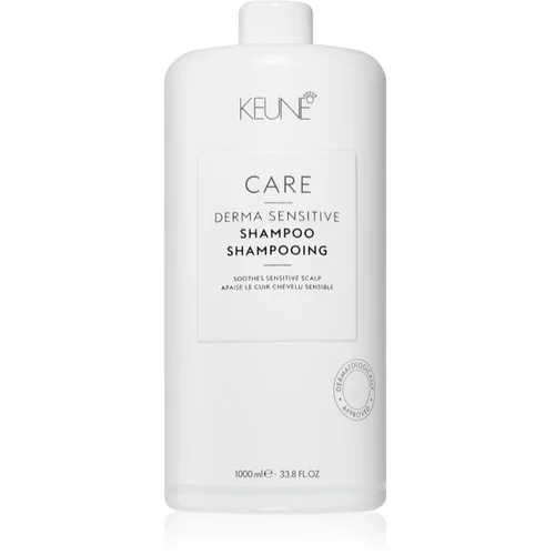 KEUNE Care Derma Sensitive Shampoo šampon za občutljivo in razdraženo lasišče 1000 ml