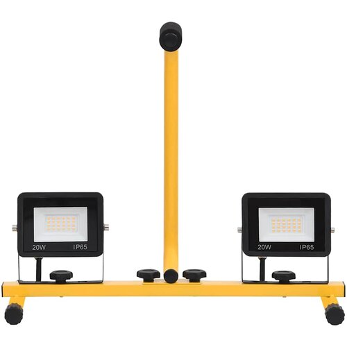  LED reflektor s ručkom 2 x 20 W hladni bijeli Slike