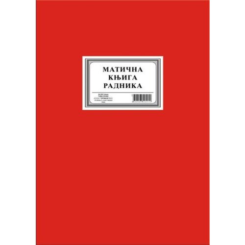  Maticna knjiga radnika a4tp 1444 ( 1444 ) Cene