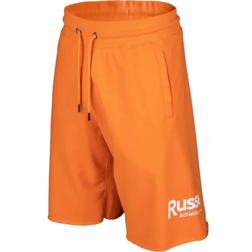 Russell Athletic CIRCLE RAW SHORT Muške kratke hlače, narančasta, veličina
