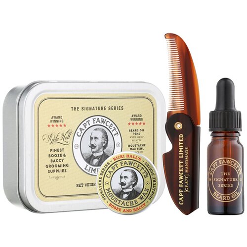 Captain Fawcett Ricki Hall´s darilni set (za brado) za moške Cene