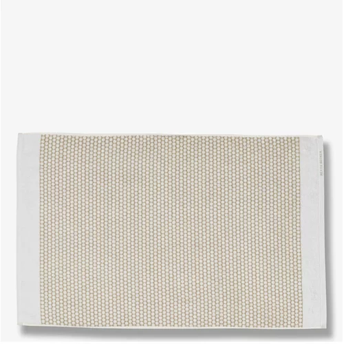 Mette Ditmer Denmark bela/bež tekstilna kopalniška preproga 50x80 cm grid – mette ditmer denmark