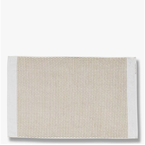 Mette Ditmer Denmark Bijela/bež tekstilna kupaonska prostirka 50x80 cm Grid – Cijene