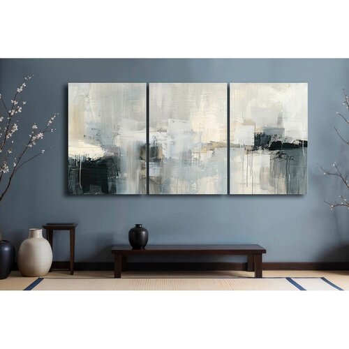 WALLXPERT 3P70100C007 Multicolor Decorative Canvas Painting (3 Pieces) Cene