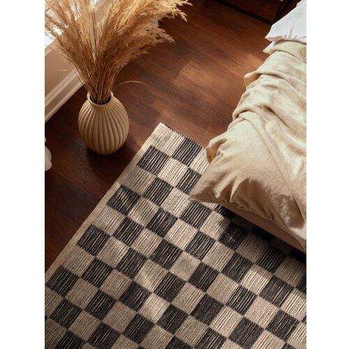 Hanse Home Crni/krem ručno rađen tepih od mje&amp;scaron;avine jute 120x170 cm Rex &amp;ndash; Slike