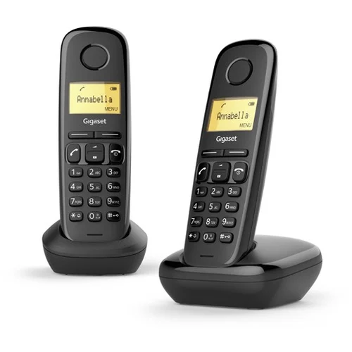 Gigaset Fiksni telefonski a170 črni brezžični, (20575953)