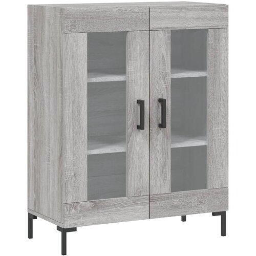 Maison Chic Komoda - Predalnik siva sonoma 69,5x34x90 cm inženirski les, (21718032) Cene