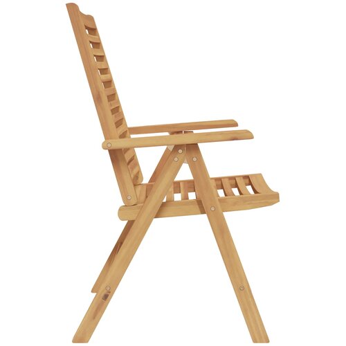  Stolica 4 pcs Smeđa 64.5 x 52 x 108 cm Čvrsto teak drvo Slike