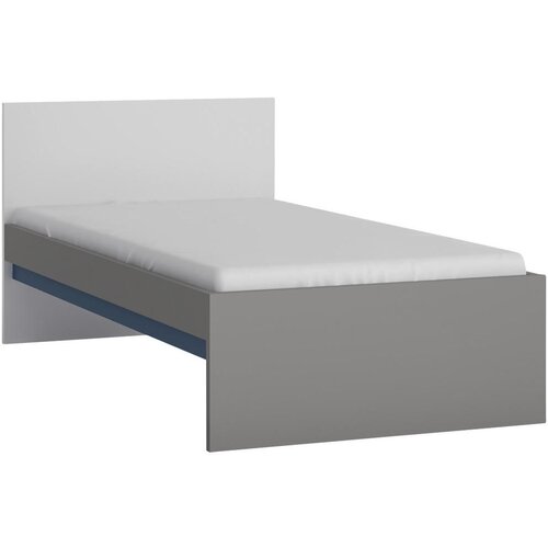 Modern Living Postelja Laser, Bela, Siva, 90x200cm Cene