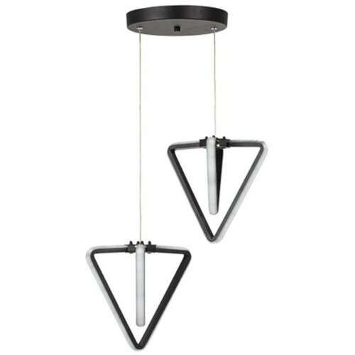 VISILICA Črna kovinska LED viseča svetilka ø 20 cm Baris – Cene