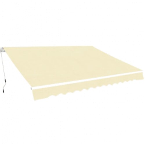  Ročno zložljiva tenda 600 cm krem Cene