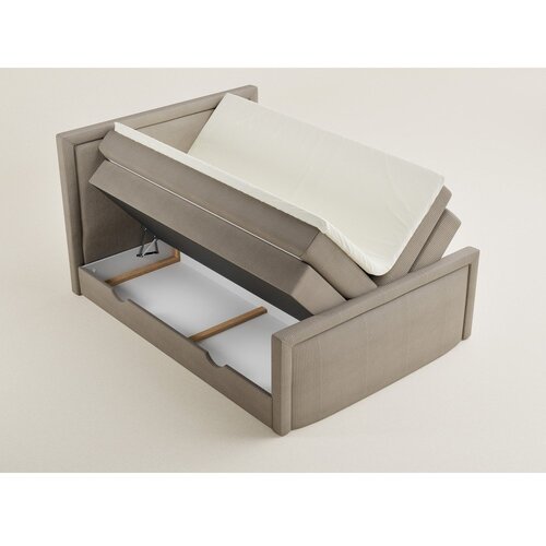 Maison de R&amp;ecirc;ve Bež boxspring krevet s prostorom za odlaganje 160x200 cm Fresco &amp;ndash; Slike