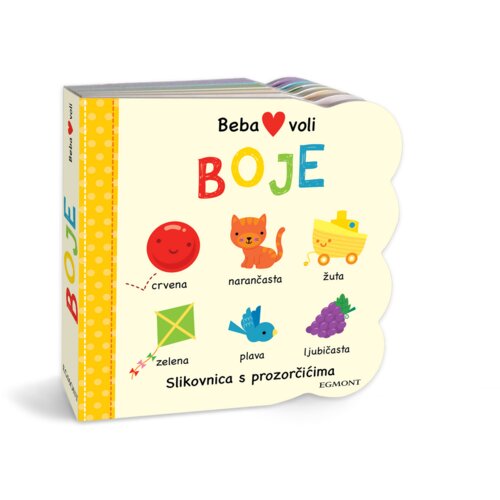 Egmont SLIKOVNICA KARTONKA BEBA VOLI BOJE Slike