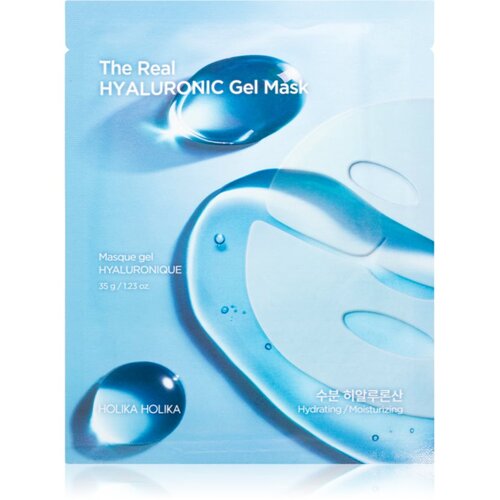 Holika Holika The Real Hyaluronic Gel Mask vlažilna tekstilna maska z gelasto teksturo 35 g Cene