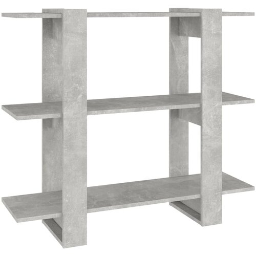 Maison Chic Knjižna omara - Knjižni regal betonsko siva 100x30x87 cm, (21723155) Cene