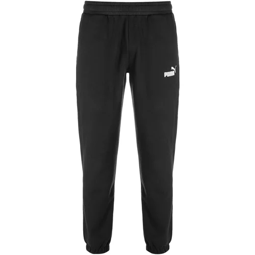 Puma Sportske hlače 'Essentials Elevated' crna / bijela