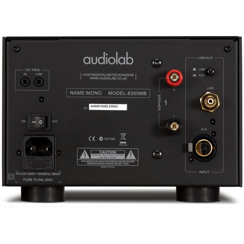 Audiolab 8300MB Aluminij crna mono koncna stopnja. Slike