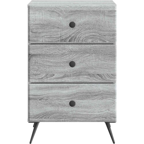  Noćni ormar Siva sonoma 43 x 41 x 66,5 cm Konstruirano drvo Slike
