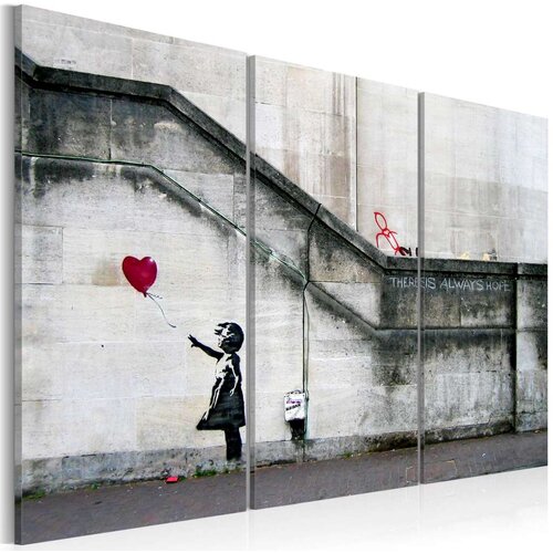  Slika - Girl With a Balloon by Banksy 120x80 Cijene
