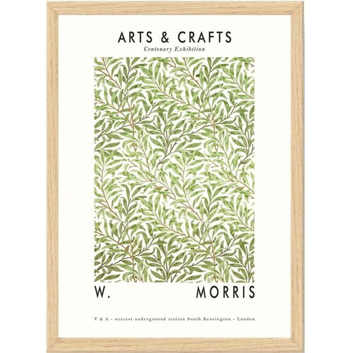 Wallity Plakat z okvirjem 35x45 cm William Morris – Wallity Cene
