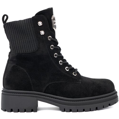 Shelvt Elegant black workers with sparkling crystals Slike