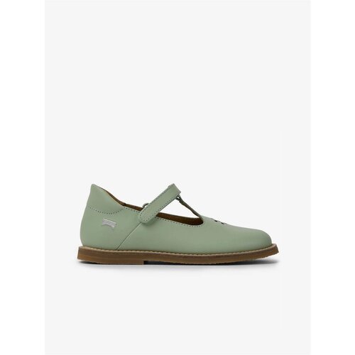 Camper Green Girls Leather Shoes - Girls Slike