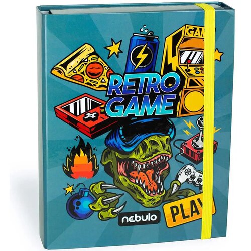 NEBULO kutija za bilježnice A/5 veličine s gamerskim uzorkom Slike