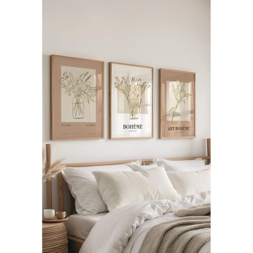 WALLXPERT &Ccedil;-300585 - 5070 Vi&scaron;enamenski dekorativni set slika (3 komada) Cene