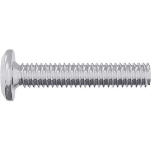  Vijak s plastičnom glavom 2 pcs Srebrno M6 x 30 mm Čelik Slike